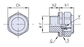 Metal filler plug with vent valve