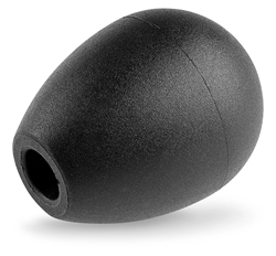 Oval knob with smooth blind hole
