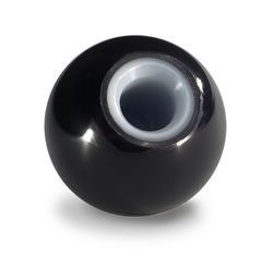 Ball knob with blind smooth hole